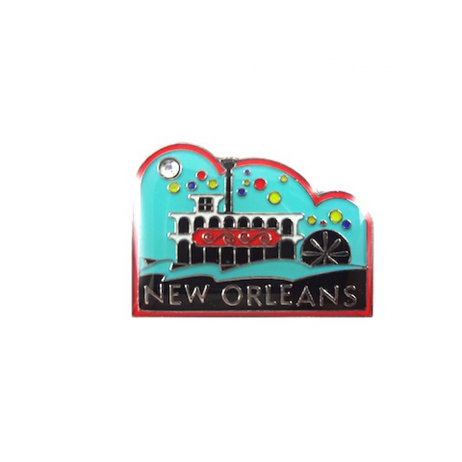 Riverboat Colorful "Cartoon" Hatpin