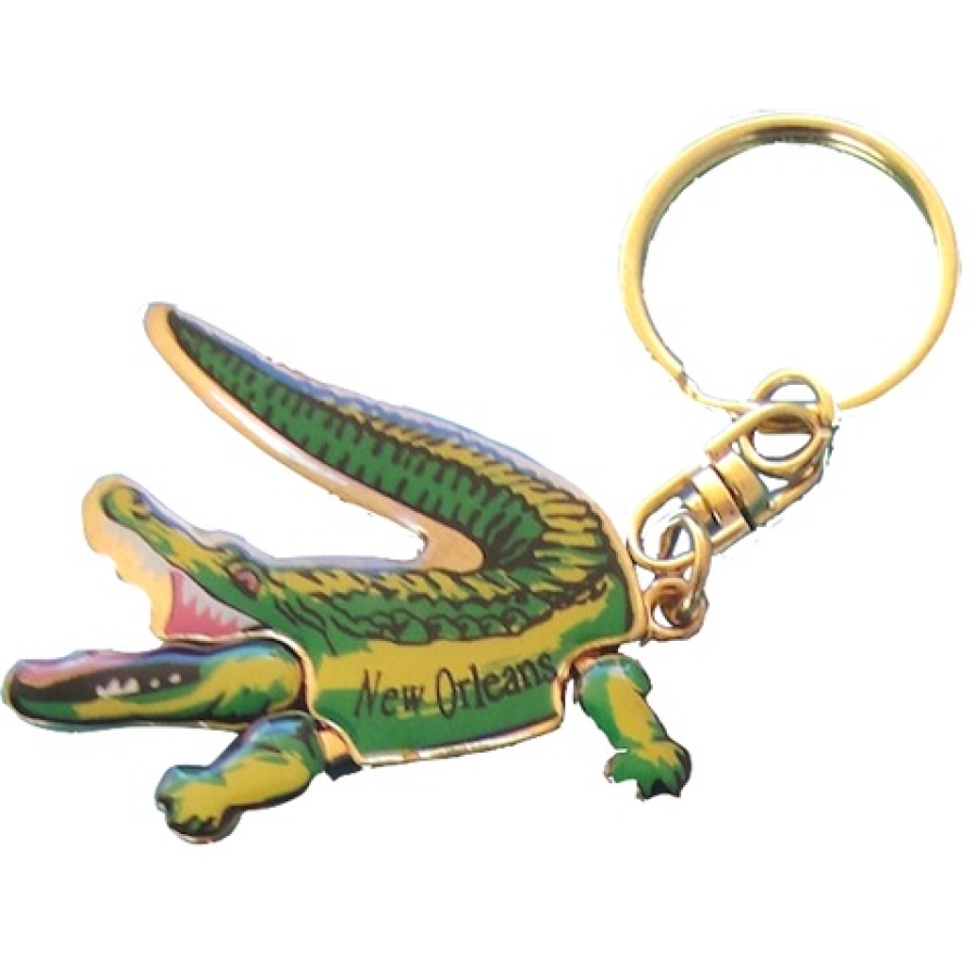 Alligator Moving Keychain