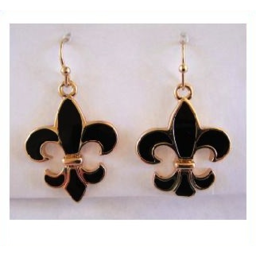 EFHEBG - Black and Gold FDL Earrings