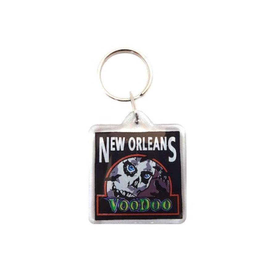 Voodoo Square Lucite Keychain