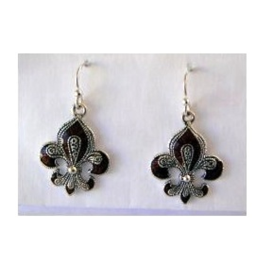 EAB - Antique Burgundy FDL Earring