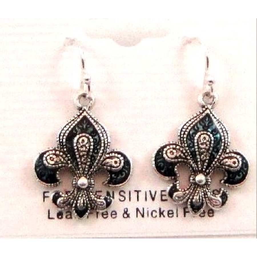 Antique Blue FDL Earrings