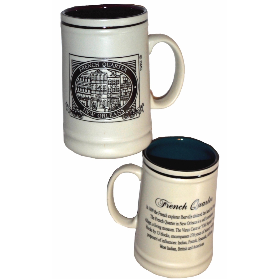 French Quarter History Mug, Large