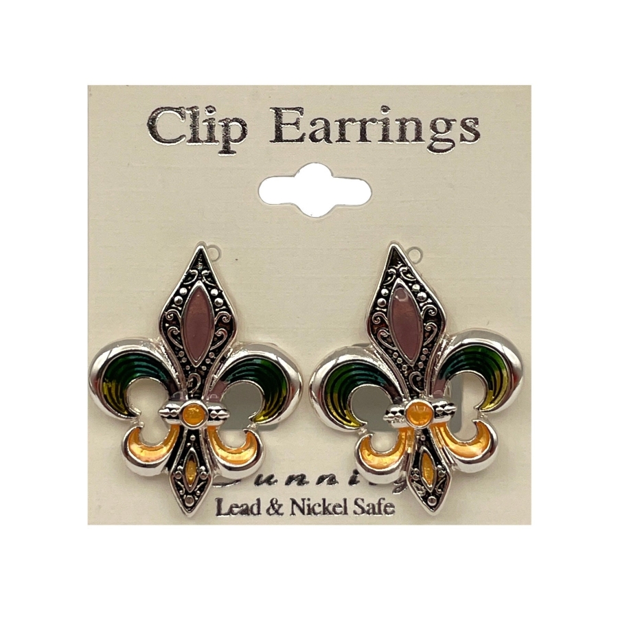 EPPGG - PGG Silver Pointed FDL CLIP-ON Earrings