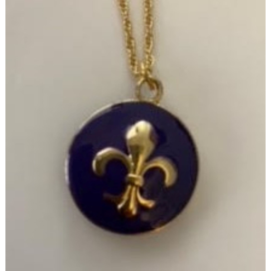 NCPG - Gold FDL on Purple Necklace