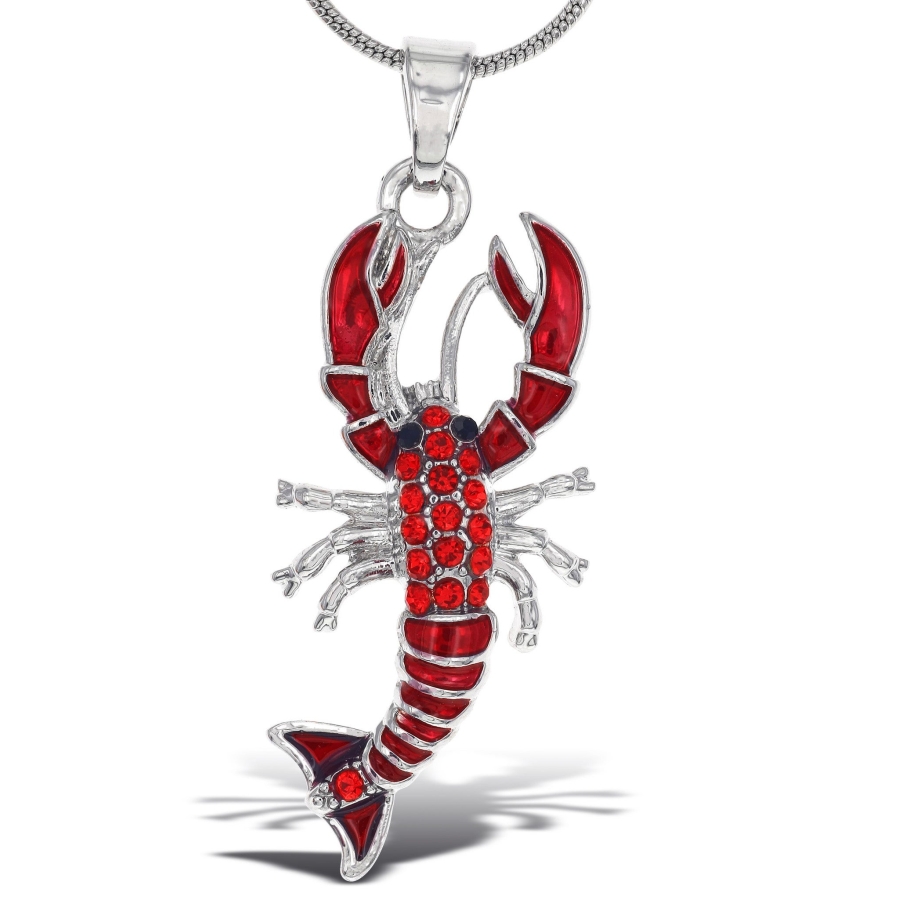 NSCR - Crawfish Sparkling Necklace