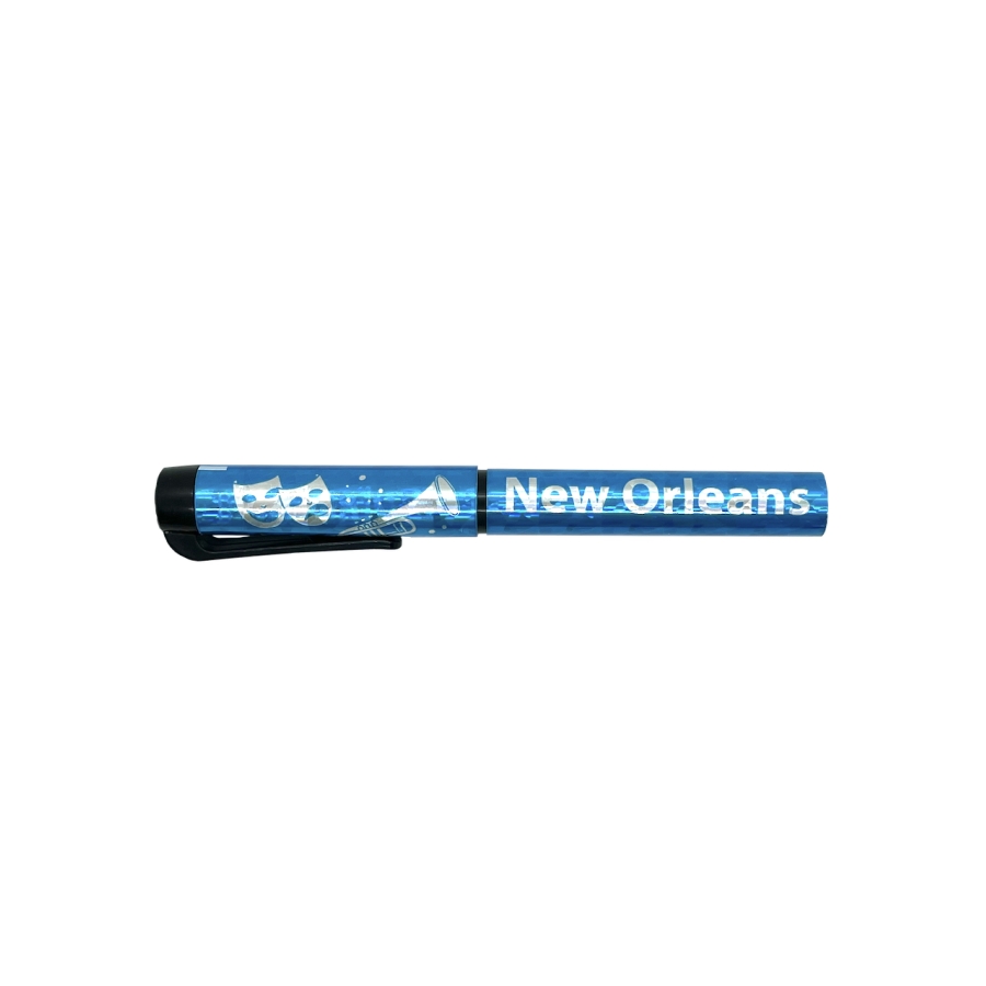 Blue New Orleans Hologram Pen