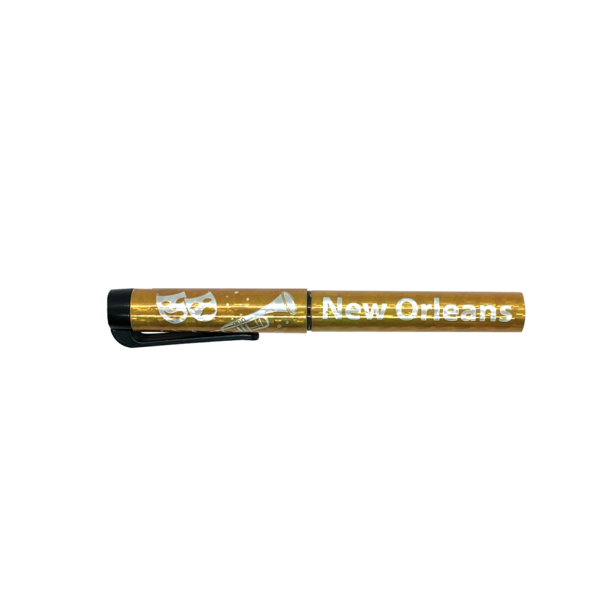 Orange New Orleans Hologram Pen