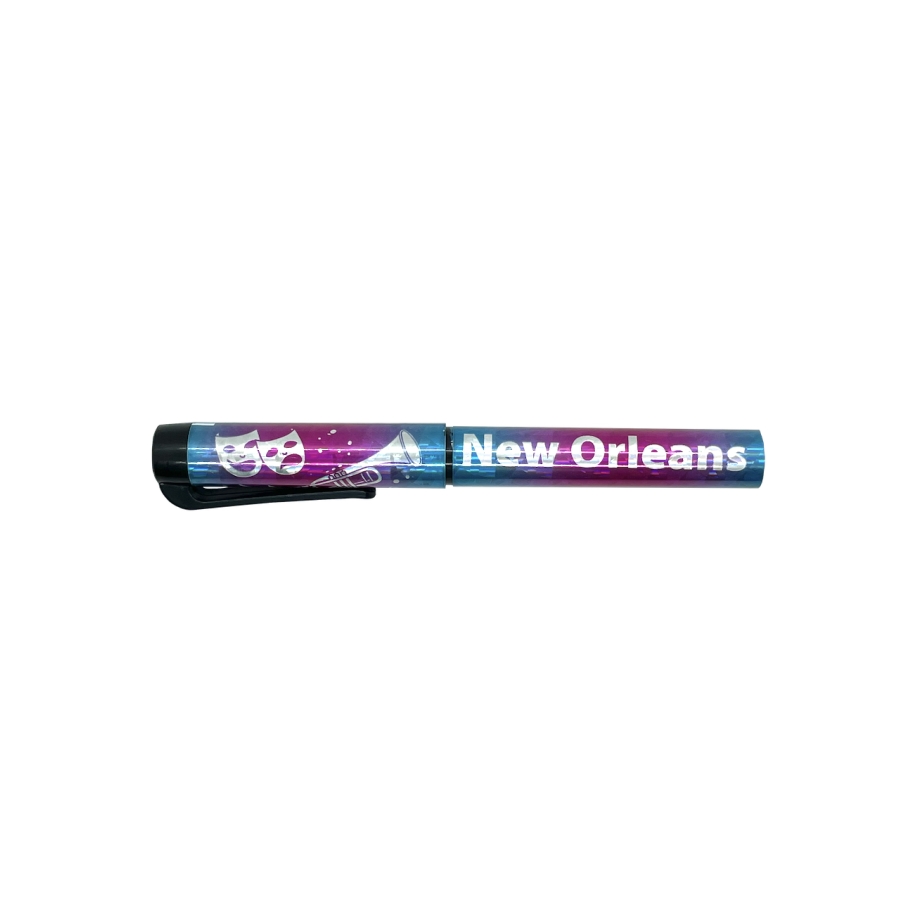 Rainbow New Orleans Hologram Pen