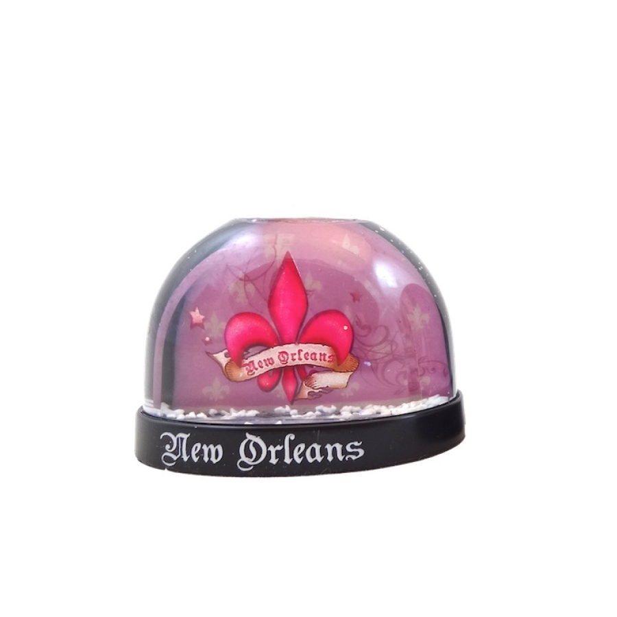 Pink Fleur De Lis Small Waterball