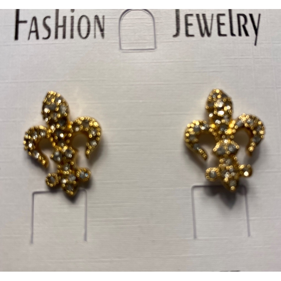 EPCRY - FDL Earrings Crystal Gold