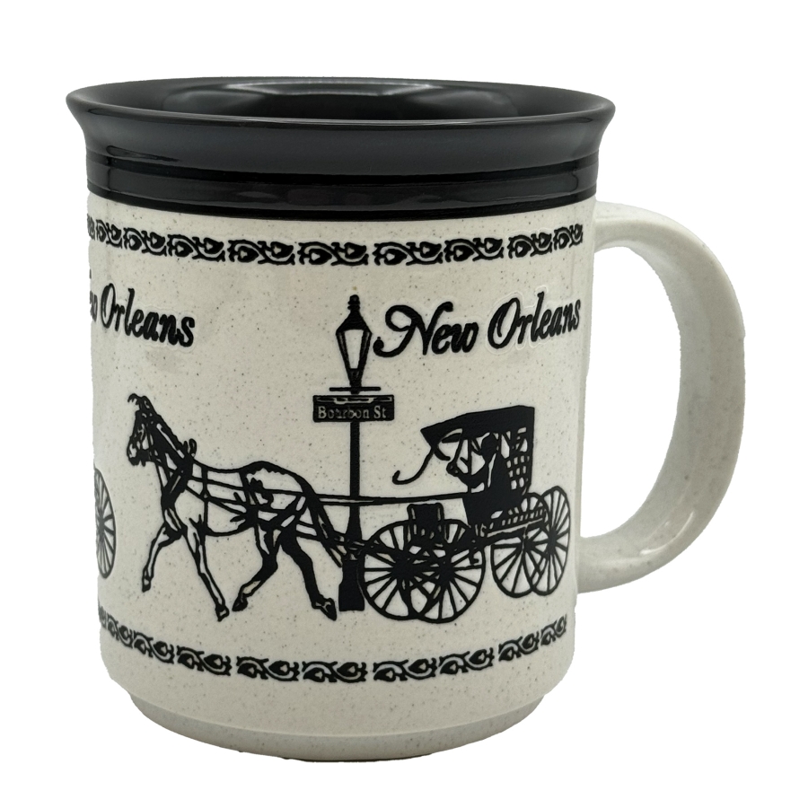 Horse & Buggy Speckled Mug