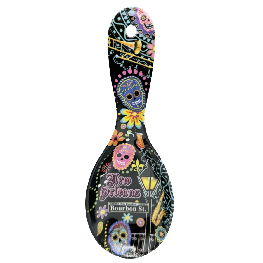 Sugar Skull Plastic Spoonrest