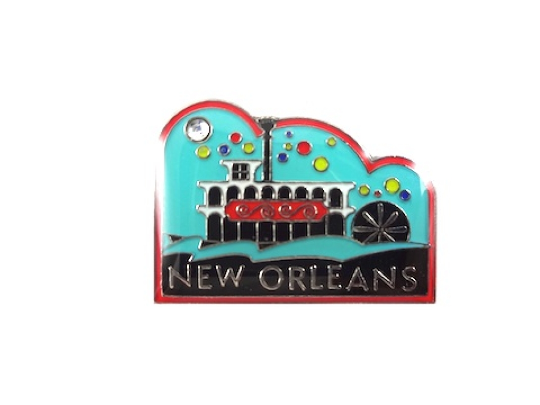 Riverboat Colorful "Cartoon" Hatpin