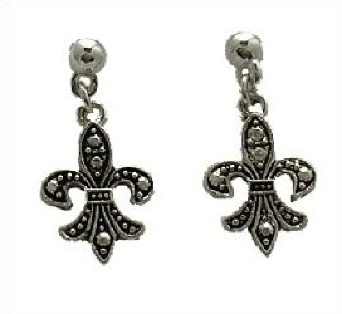 EFHASIL - Antique Silver FDL Earring