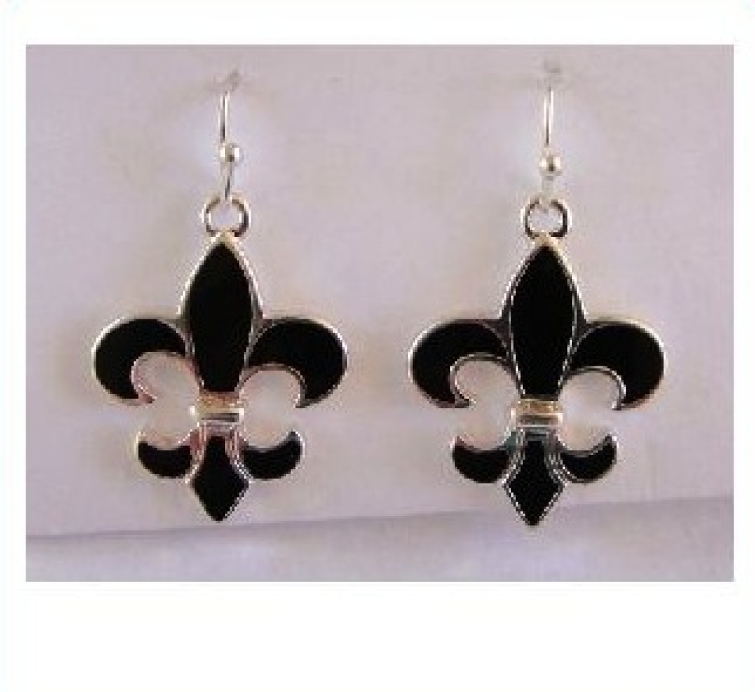 EFHEBS - Black and Silver FDL Earrings