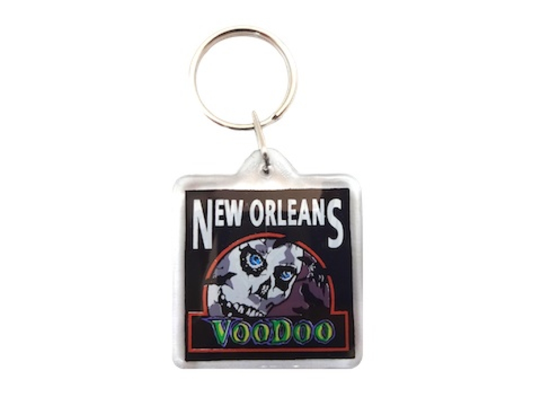 Voodoo Square Lucite Keychain