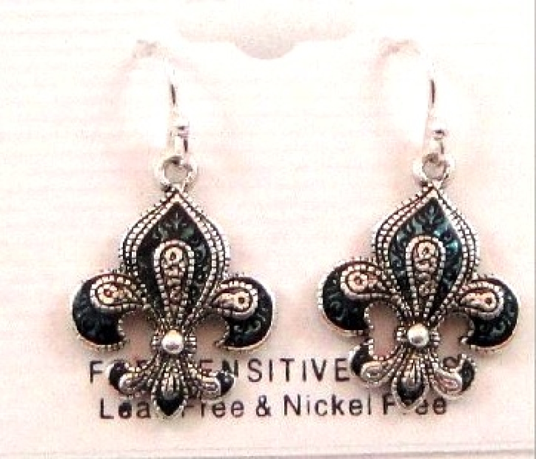 Antique Blue FDL Earrings