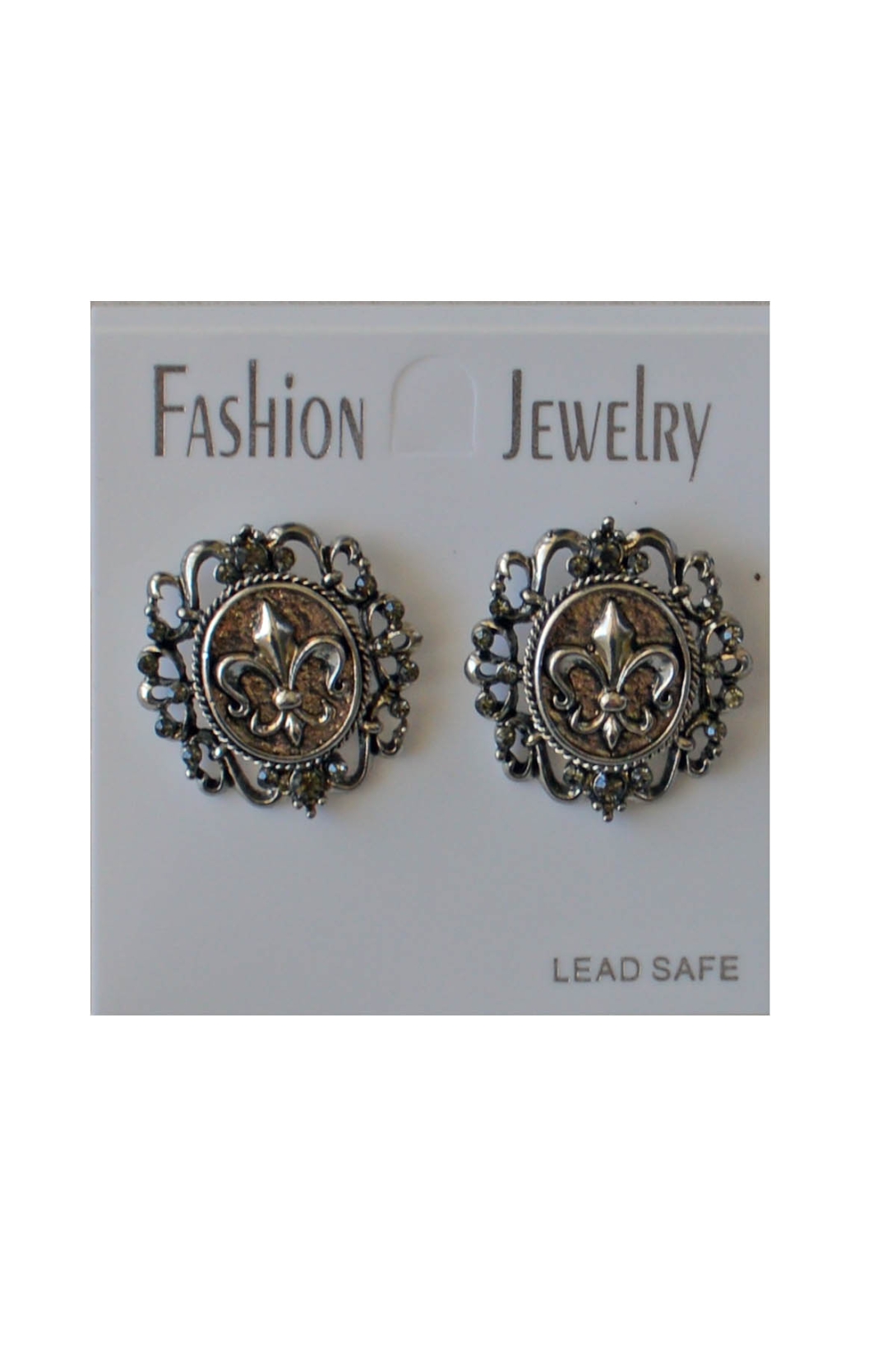 Silver Fleur de Lis Earrings