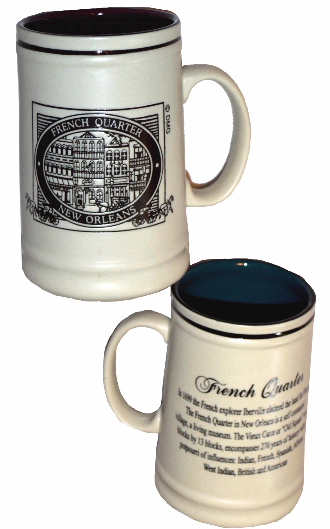 French Quarter History Mug, Large