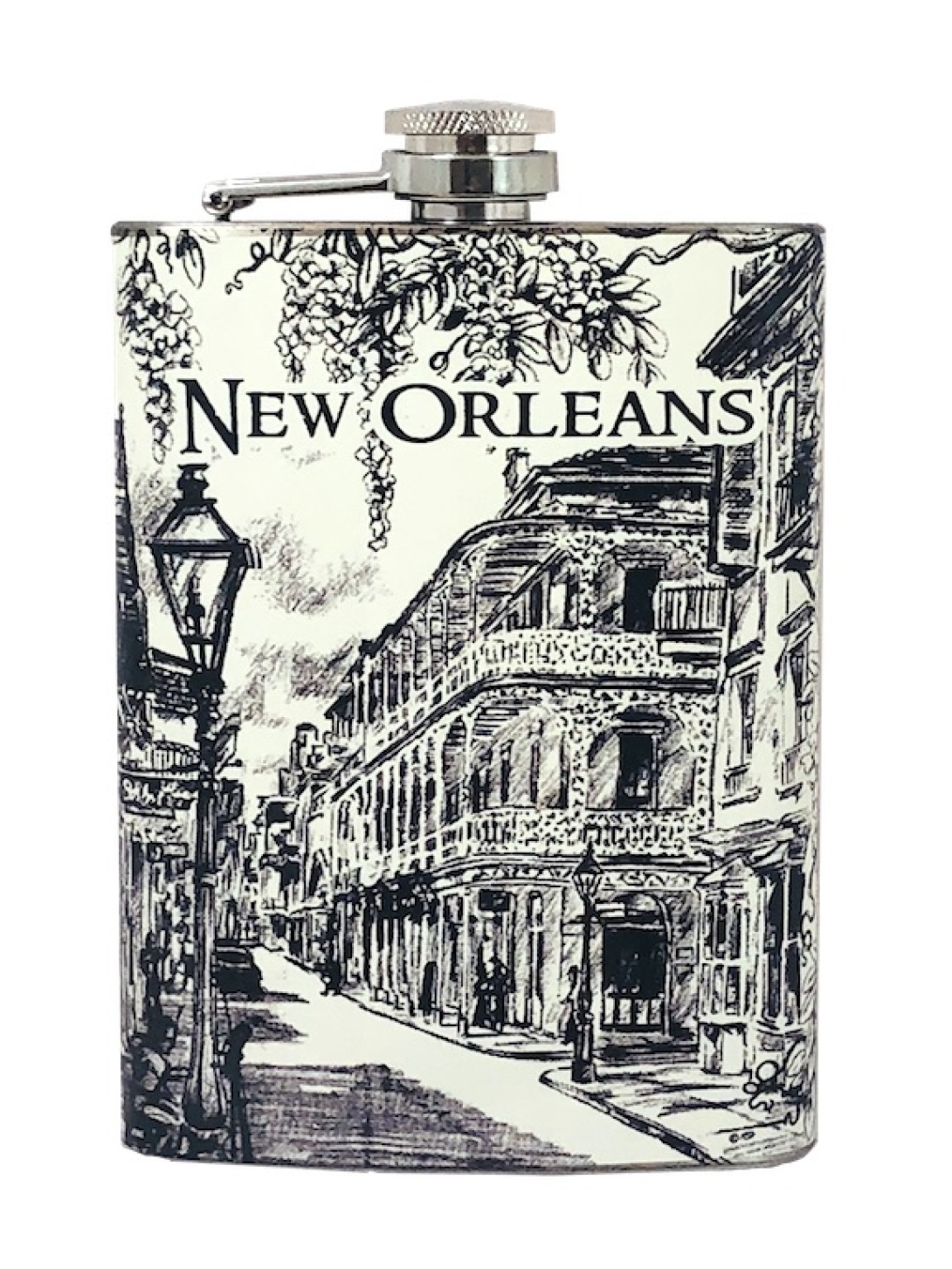 Street Scene Flask 8oz