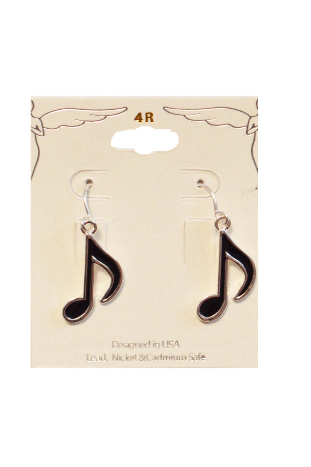 EFEN - Eighth Note FH Black Earring