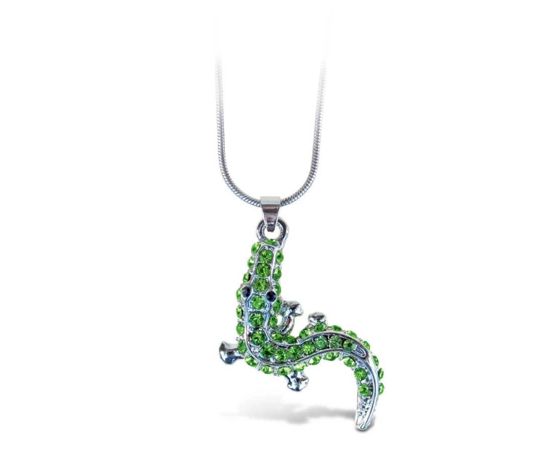 NSA - Sparkling Alligator Necklace