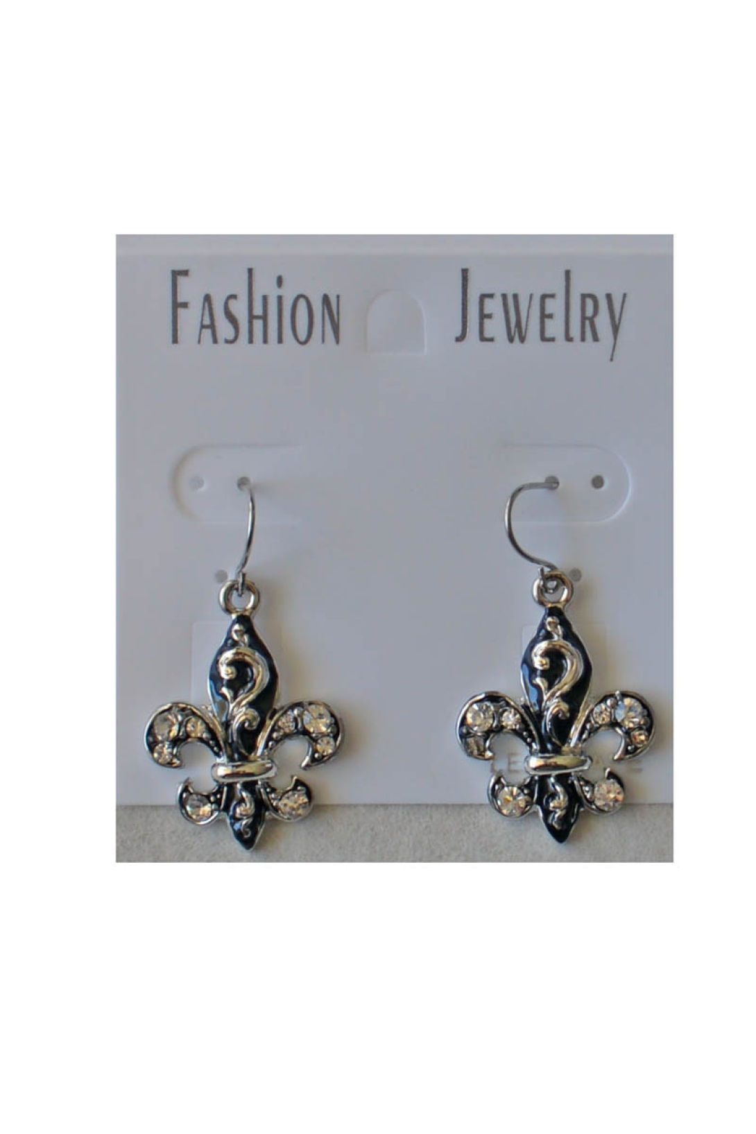 EFHSBS - FDL Black Stones Silver Earring