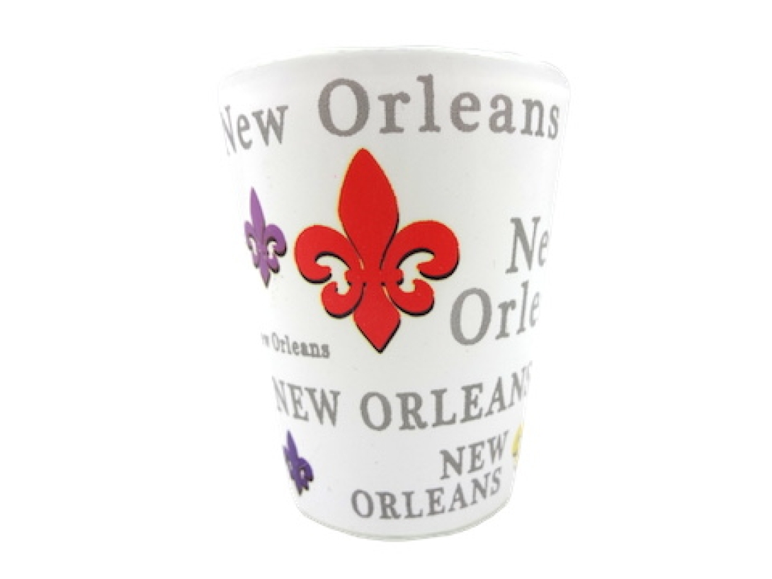 Fleur De Lis Shot Glass