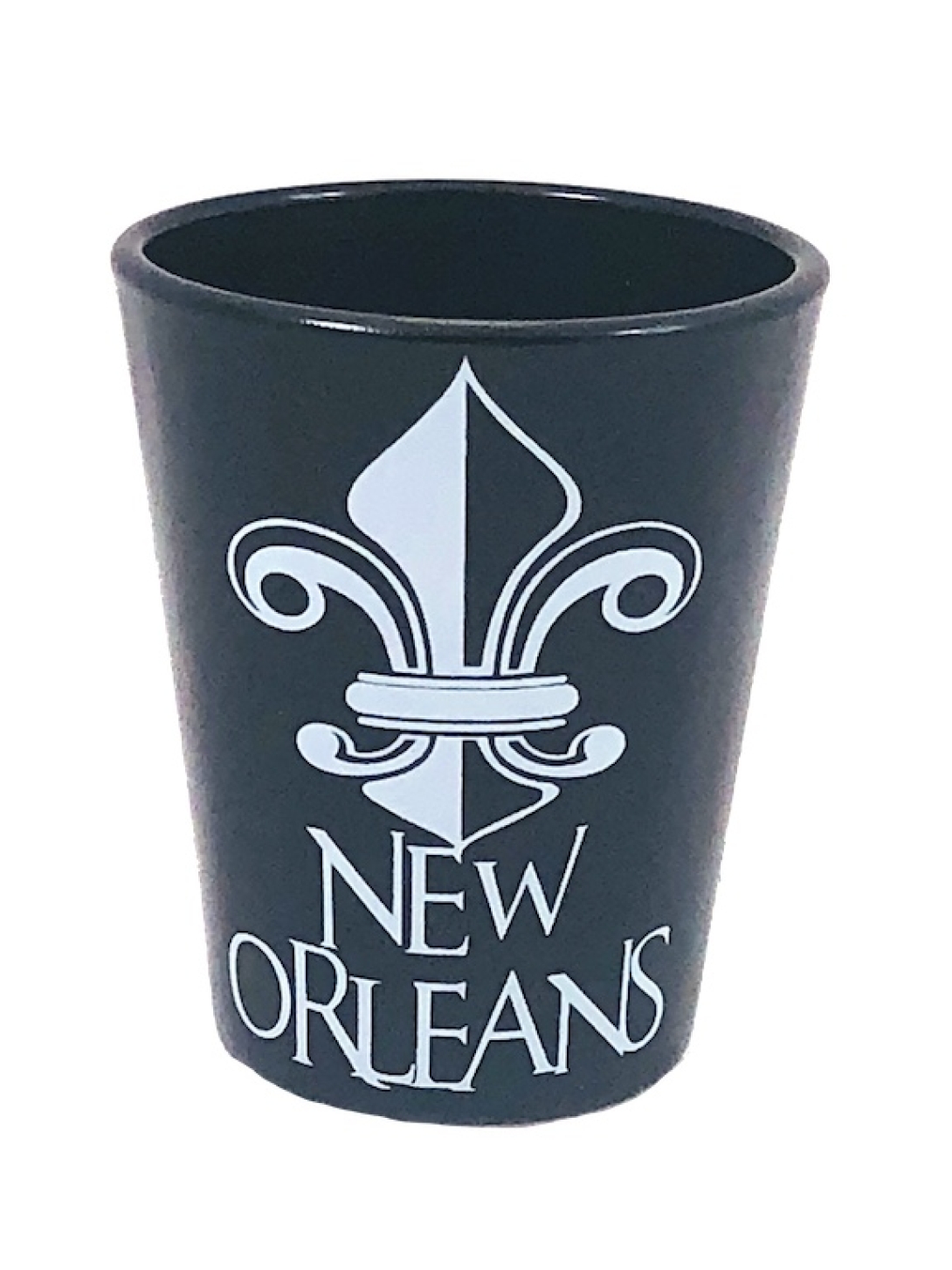 Fleur de Lis White & Black Shot