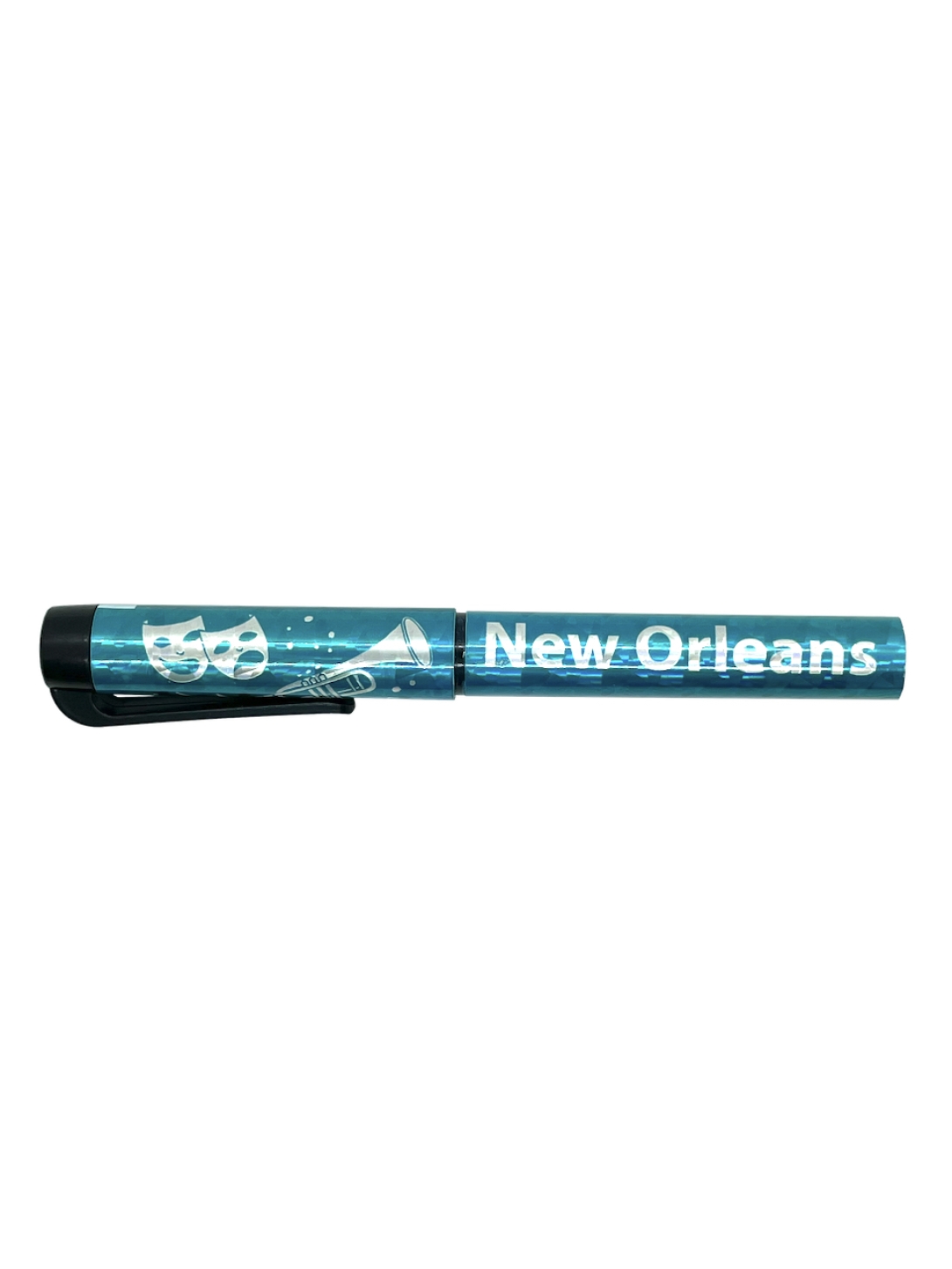 Teal New Orleans Hologram Pen