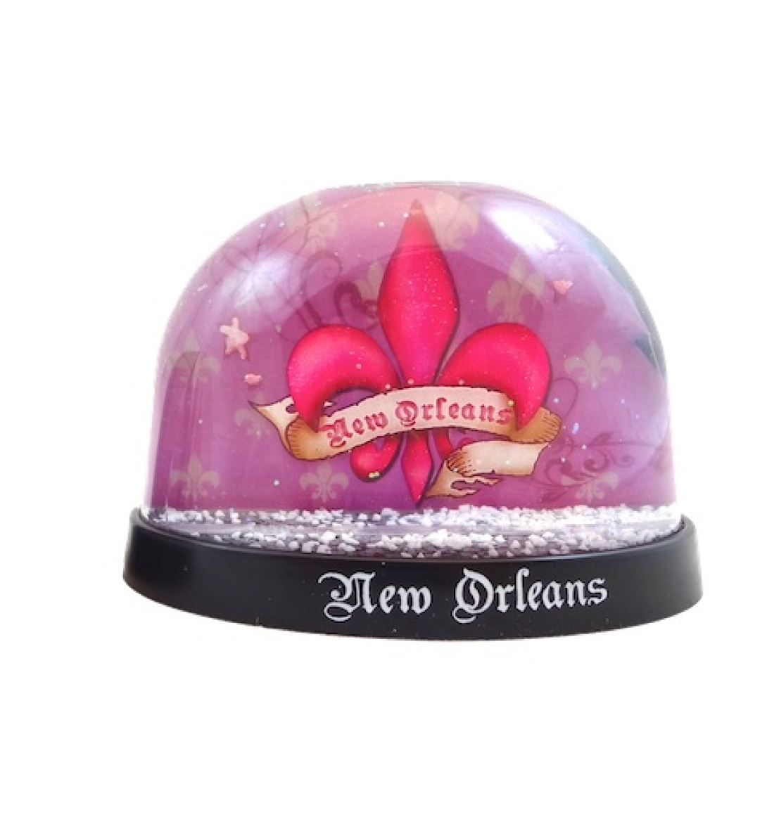 Pink Fleur De Lis Waterball