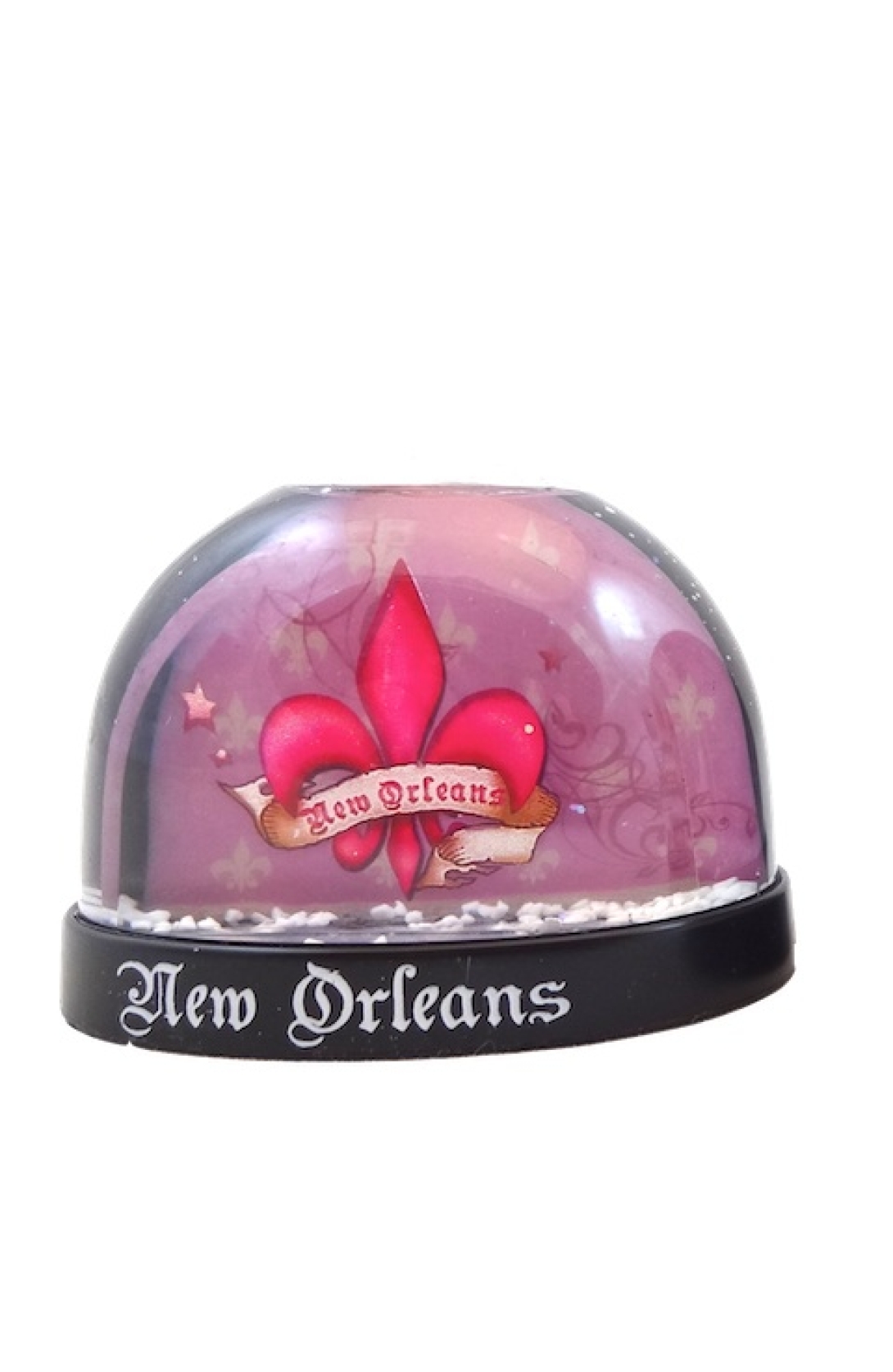 Pink Fleur De Lis Small Waterball