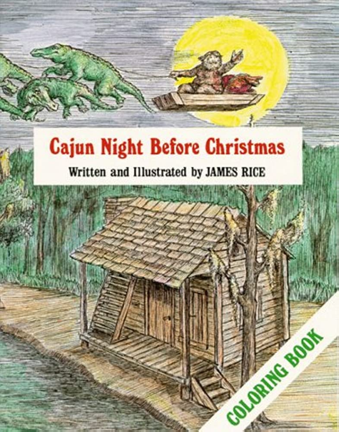 Cajun Night Before Christmas Coloring Book