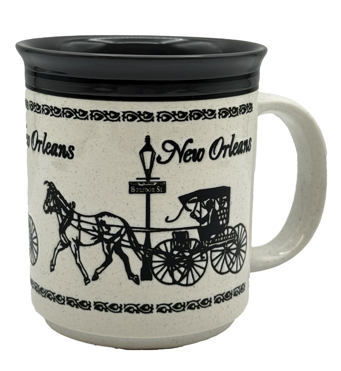 Horse & Buggy Speckled Mug