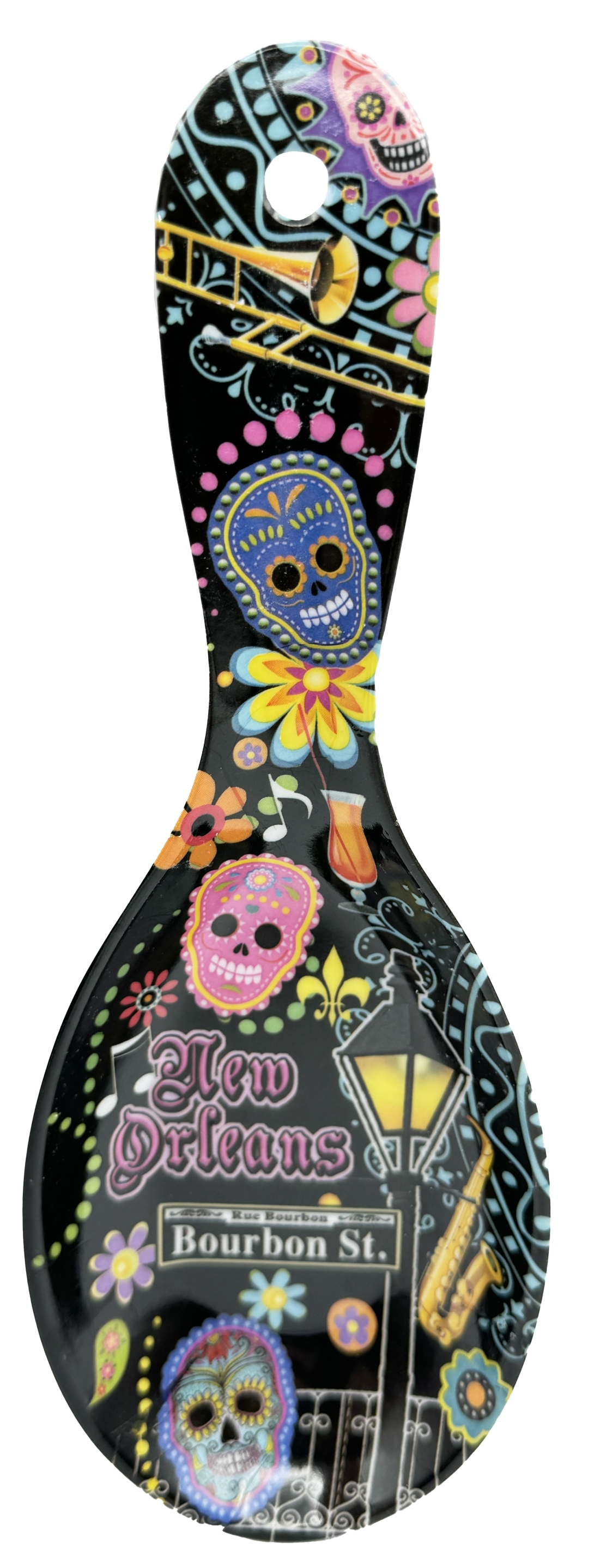 Sugar Skull Plastic Spoonrest